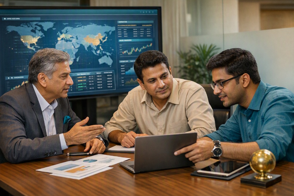 CITEP advisers discussing market intelligence