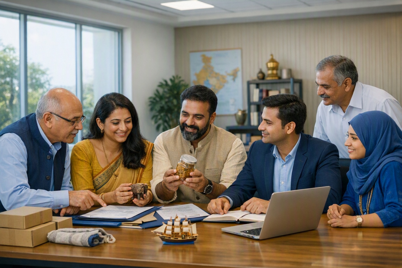Government and district-industry advisers supporting entrepreneurs